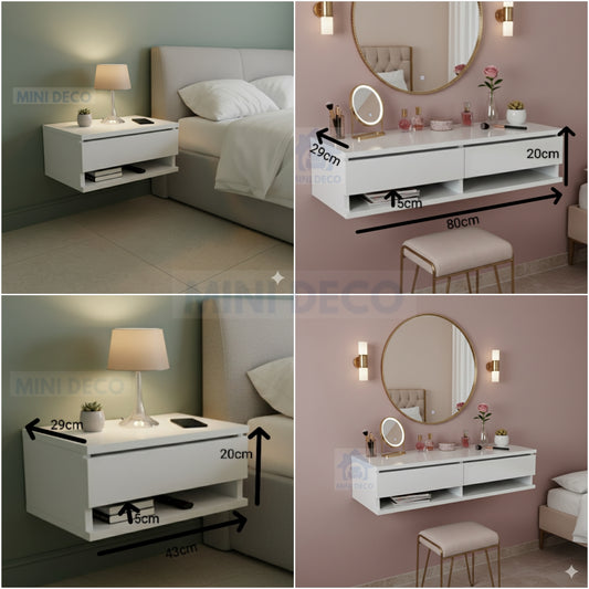 pack 1 coifeuse +2 table de nuit